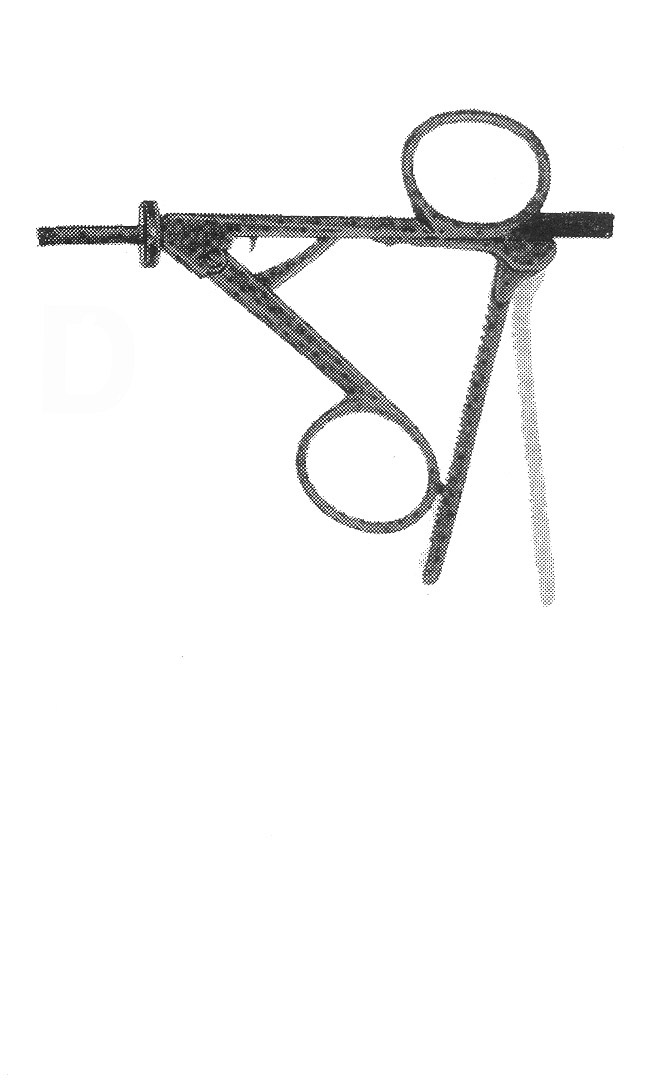 İZOLESİZ BİYOPSİ FORSEPS D MODEL SAPLI ÇAP : 5MM L:43CM